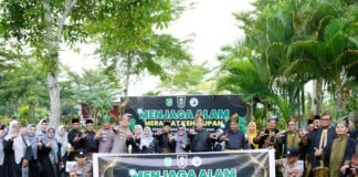 Rombongan Negeri Melaka dan Kapolres Meranti Ditepungtawari, Sinergi Adat hingga Green Policing Menguat