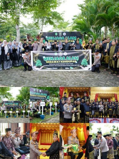 Rombongan Negeri Melaka dan Kapolres Meranti Ditepungtawari, Sinergi Adat hingga Green Policing Menguat Rombongan Negeri Melaka dan Kapolres Meranti Ditepungtawari, Sinergi Adat hingga Green Policing Menguat