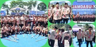 Wabup Samosir Hadiri Penutupan Jamdasu XI 2026, Beri Motivasi dan Apresiasi kepada Kontingen Samosir