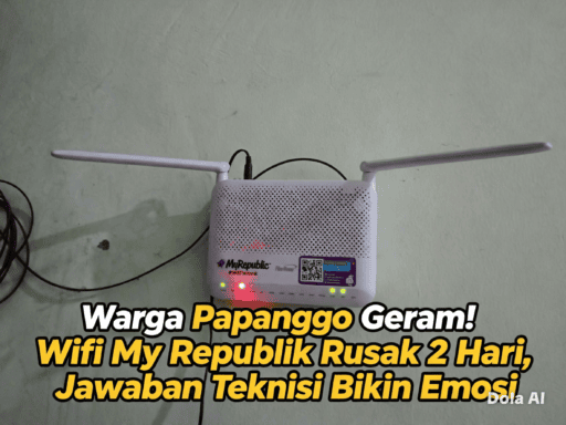 Pelanggan di Papanggo Geram! Wifi My Republik Rusak 2 Hari, Pelanggan di Papanggo Geram! Wifi My Republik Rusak 2 Hari,