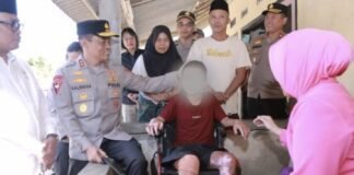 Ketua Bhayangkari Daerah NTB Kunjungi Anak Korban Kekerasan di Ponpes Lombok Tengah