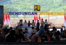 Presiden Prabowo Resmikan Bendungan Meninting : Air Harus Sampai kepada Petani
