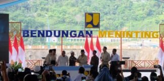 Presiden Prabowo Resmikan Bendungan Meninting : Air Harus Sampai kepada Petani
