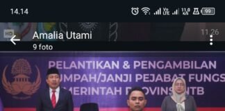 Lantik 118 Pejabat Fungsional Sekda NTB Ingatkan Pelantikan adalah Pengakuan Kompetensi