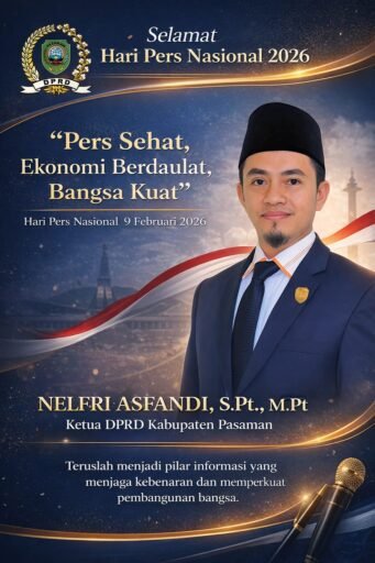 Ketua DPRD Pasaman Ucapkan Peringatan HPN Tahun 2026 Ketua DPRD Pasaman Ucapkan Peringatan HPN Tahun 2026