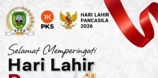 Ketua DPRD Nelfri Asfandi Ajak Masyarakat Implementasikan Nilai Pancasila dalam setiap aspek Kehidupan