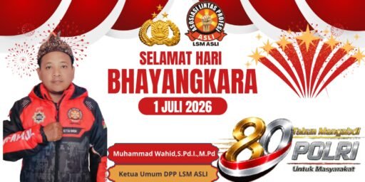 Ucapan Selamat Hari Bhayangkara ke-80, 1 Juli 2026: Penuh Harapan untuk Pengabdian yang Lebih Bermakna. Ucapan Selamat Hari Bhayangkara ke-80, 1 Juli 2026: Penuh Harapan untuk Pengabdian yang Lebih Bermakna.