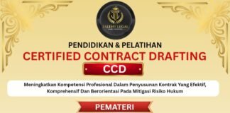 Yukk Ikuti Pelatihan Certified Contract Drafting (CCD) Via Zoom Meeting