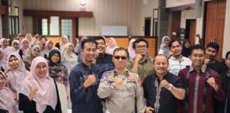 Polres Gresik Tanamkan Budaya Tertib Lalu Lintas Sejak Dini, Gandeng Guru Lewat Polantas Menyapa