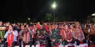 Kodim 1204/Sanggau Hadiri Penutupan Gawai Dayak Nosu Minu Podi XXII Kabupaten Sanggau 2026