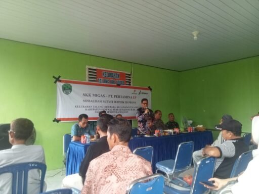 Gandeng Pertamina, Pemkab PALI Gelar Sosialisasi Survei Seismik 3D Peony di Talang Ubi Utara. Gandeng Pertamina, Pemkab PALI Gelar Sosialisasi Survei Seismik 3D Peony di Talang Ubi Utara.