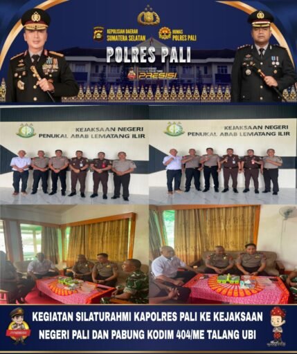 Polres PALI, Kejari, dan Kodim Perkuat Koordinasi Jaga Kamtibmas di Bumi Serepat Serasan. Polres PALI, Kejari, dan Kodim Perkuat Koordinasi Jaga Kamtibmas di Bumi Serepat Serasan.