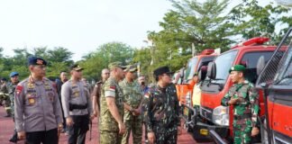 Atensi Cegah Kebakaran, Pangdam XII/Tpr Pimpin Apel Siaga Karhutla di Kubu Raya
