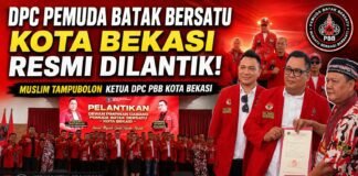 PBB Kota Bekasi Kembali Bangkit, Muslim Tampubolon Dilantik Bersama Jajaran Pengurus