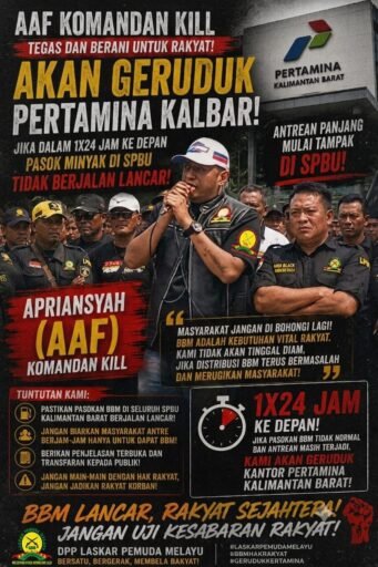 LPM SIAP DATANGI PERTAMINA KALBAR JIKA PASOKAN BBM TIDAK SEGERA NORMA LPM SIAP DATANGI PERTAMINA KALBAR JIKA PASOKAN BBM TIDAK SEGERA NORMA