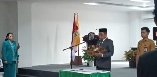 Pelantikan Ratusan Pejabat Pemkab Toraja Utara, Bupati Berpesan Agar Tetap Memperhatikan 4K