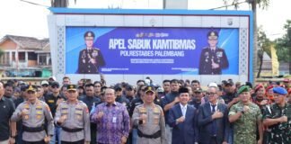 Sabuk Kamtibmas Polrestabes Palembang, 672 Elemen Masyarakat Satukan Tekad Jaga Kamtibmas