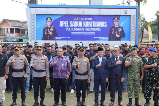 Sabuk Kamtibmas Polrestabes Palembang, 672 Elemen Masyarakat Satukan Tekad Jaga Kamtibmas Sabuk Kamtibmas Polrestabes Palembang, 672 Elemen Masyarakat Satukan Tekad Jaga Kamtibmas