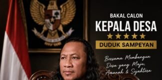 KUDORI, S.H. BAWA VISI PEMBANGUNAN DESA DAN PENGUATAN EKONOMI MASYARAKAT DUDUKSAMPEYAN