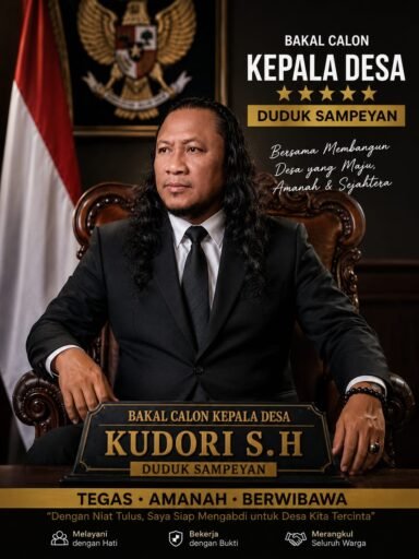 KUDORI, S.H. BAWA VISI PEMBANGUNAN DESA DAN PENGUATAN EKONOMI MASYARAKAT DUDUKSAMPEYAN KUDORI, S.H. BAWA VISI PEMBANGUNAN DESA DAN PENGUATAN EKONOMI MASYARAKAT DUDUKSAMPEYAN