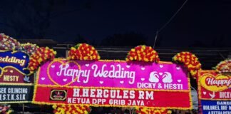 Hadiri Resepsi Pernikahan, Ketum DPP Grib Jaya Tegaskan Kekompakan Seluruh Jajaran