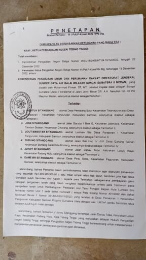 Sengketa Lumban Silo Tano Ponggol, Berhakkah Sudung Sitanggang dan Jonny Sitanggang Atas Ganti Rugi ? Sengketa Lumban Silo Tano Ponggol, Berhakkah Sudung Sitanggang dan Jonny Sitanggang Atas Ganti Rugi ?