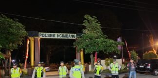 Wakapolsek Ngimbang Gelar Apel Siaga Kepulangan Pengesahan Warga Baru IKSPI Cabang Lamongan