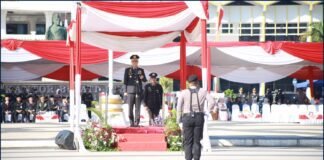 Polres Jember Gelar Upacara Hari Bhayangkara ke-80 di Alun-Alun Jember