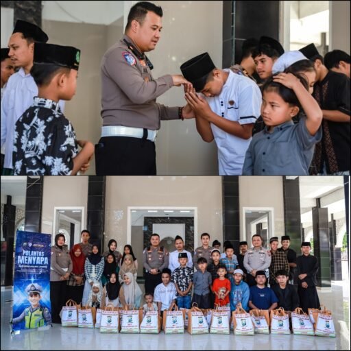 Hari Bhayangkara ke-80, Satlantas Polres Jember Berbagi Sembako untuk Anak Yatim Hari Bhayangkara ke-80, Satlantas Polres Jember Berbagi Sembako untuk Anak Yatim
