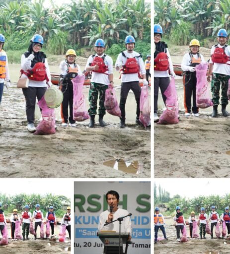 PTBA Gelar Susur Sungai, Angkut 1,56 Ton Sampah dari Sungai Enim PTBA Gelar Susur Sungai, Angkut 1,56 Ton Sampah dari Sungai Enim