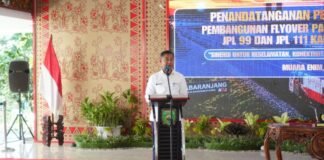 Tingkatkan Keselamatan masyarakat PTBA Bangun Flyover Simpang Belimbing Dan Ujan Mas