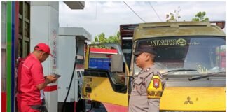 Guna Antisipasi Guankamtibmas Polsek Ngimbang Gelar Patroli Obyek Vital (Obvit) Di Wilayah Ngimbang
