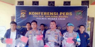 Polsek Tanjung Agung Ungkap Pencurian Dan Kekerasan Tiga Pelaku Diamankan Barang Bukti Disita