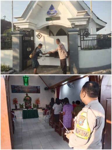 Personil Polsek Ngimbang Gelar Pengamanan Ibadah Minggu Pagi Di Gereja GKJTU Dan GJWI Desa Ngasemlemahbang Personil Polsek Ngimbang Gelar Pengamanan Ibadah Minggu Pagi Di Gereja GKJTU Dan GJWI Desa Ngasemlemahbang