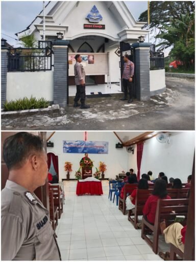 Personil Polsek Ngimbang Gelar Pengamanan Ibadah Minggu Pagi Di Gereja GKJTU Dan GJWI Desa Ngasemlemahbang Personil Polsek Ngimbang Gelar Pengamanan Ibadah Minggu Pagi Di Gereja GKJTU Dan GJWI Desa Ngasemlemahbang
