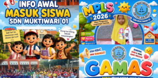 hari pertama masuk sekolah MPLS tahun ajaran baru 2026/2027 SD NEGERI 01 MUKTIWARI