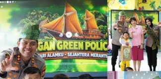 Green Policing Goes to School, Ketua Bhayangkari Meranti Edukasi Anak TK Selamatkan Mangrove dan Gambut