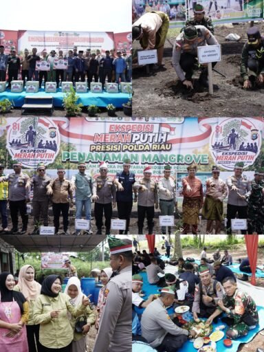 Ekspedisi merah putih presisi,polda riau tembus pulau rangsang,hadirkan negara di teras NKRI Ekspedisi merah putih presisi,polda riau tembus pulau rangsang,hadirkan negara di teras NKRI