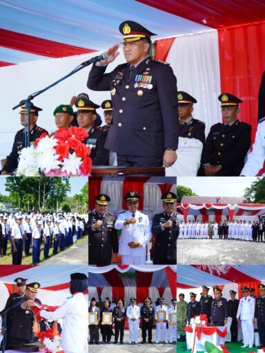 Pamatwil Polda Riau Pimpin Upacara HUT RI di Wilayah Terluar Meranti Pamatwil Polda Riau Pimpin Upacara HUT RI di Wilayah Terluar Meranti