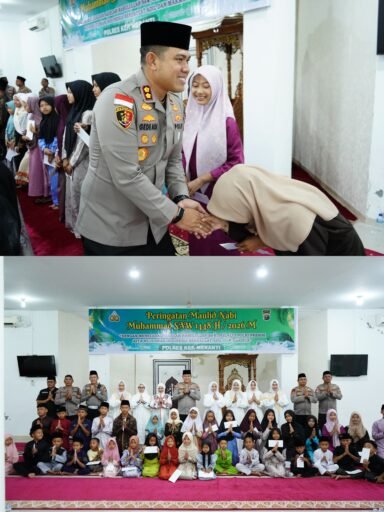 Peringatan Maulid Nabi, Polres Meranti Berbagi Kebahagiaan dengan Anak Yatim Peringatan Maulid Nabi, Polres Meranti Berbagi Kebahagiaan dengan Anak Yatim