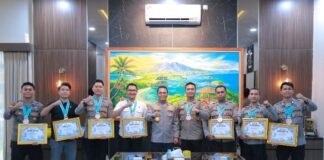 Kapolda NTB Sambut Kontingen Peraih Juara III Badminton Kapolri Cup 2026