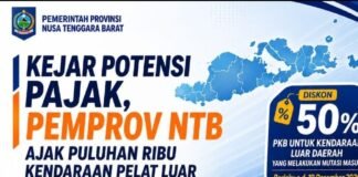 Kejar Potensi Pajak, Pemprov NTB Ajak Puluhan Ribu Kendaraan Pelat Luar Segera Balik Nama