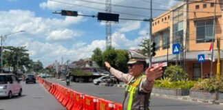 Cegah Kemacetan , Polda NTB dan Dishub Sosialisasi Rekayasa Lalu Lintas di Dakota-Rembiga