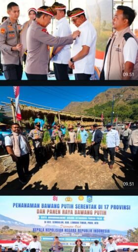 Polri Dorong Percepatan Swasembada Bawang Putih Melalui Penanaman Serentak dan Panen Raya di Sembalun Polri Dorong Percepatan Swasembada Bawang Putih Melalui Penanaman Serentak dan Panen Raya di Sembalun