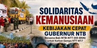 Pelajaran dari Gempa M 7,7 SR NTT, Keputusan Cepat Gubernur NTB Menggerakkan Solidaritas