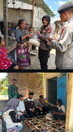 Jalin Keakraban Warga, Kapolsek Lingsar dan Bhabinkamtibmas Berbagi 32 Paket Sembako untuk Lansia Jalin Keakraban Warga, Kapolsek Lingsar dan Bhabinkamtibmas Berbagi 32 Paket Sembako untuk Lansia