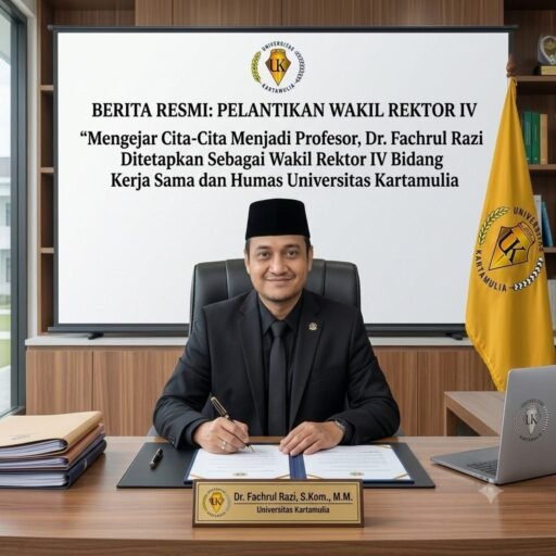*Mengejar Cita-Cita Menjadi Profesor, Dr. Fachrul Razi menjadi Wakil Rektor di Universitas Kartamulia* *Mengejar Cita-Cita Menjadi Profesor, Dr. Fachrul Razi menjadi Wakil Rektor di Universitas Kartamulia*