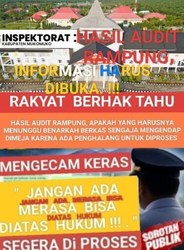 *KASUS DUGAAN: DESA BUNGA TANJUNG. LAPORAN FEBRUARI RAMPUNG DIPERIKSA, NAMUN BERKAS HANYA MENGEDAP DI MEJA?* *KASUS DUGAAN: DESA BUNGA TANJUNG. LAPORAN FEBRUARI RAMPUNG DIPERIKSA, NAMUN BERKAS HANYA MENGEDAP DI MEJA?*