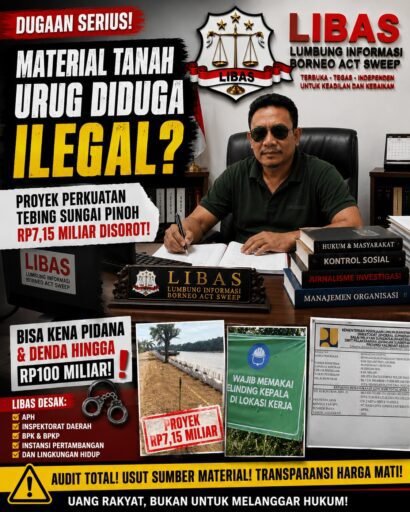 *Proyek Rp7,15 Miliar Sungai Pinoh Disorot: Diduga Gunakan Material Urugan Ilegal* *Proyek Rp7,15 Miliar Sungai Pinoh Disorot: Diduga Gunakan Material Urugan Ilegal*