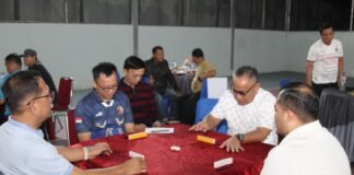 Semarak HUT ke-81 RI, Pegawai Rutan Palembang Ikuti Lomba Catur dan Gaple Antarpegawai